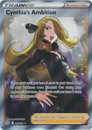 Cynthia's Ambition - 169/172 - Full Art Ultra Rare available at 401 Games Canada