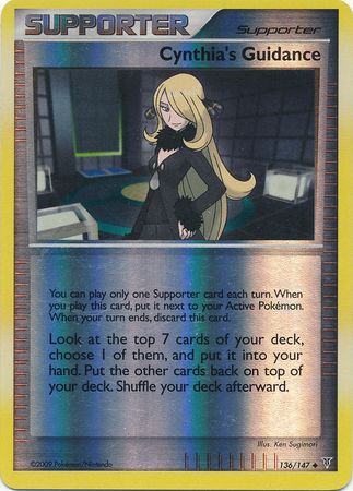 Cynthia's Guidance - 136/147 - Uncommon - Reverse Holo available at 401 Games Canada