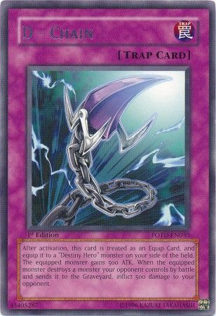 D - Chain - POTD-EN050 - Rare - 1st Edition available at 401 Games Canada