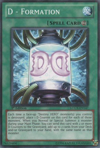 D - Formation - LCGX-EN147 - Common - 1st Edition available at 401 Games Canada