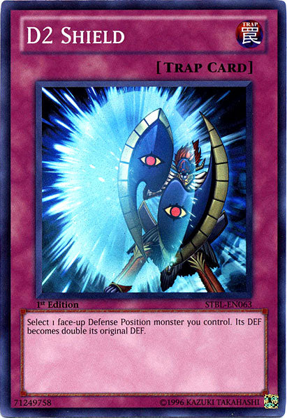 D2 Shield - STBL-EN063 - Super Rare - 1st Edition available at 401 Games Canada