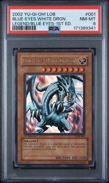 Blue-Eyes White Dragon (001) - LOB 1st Edition - Ultra Rare - NM-MT 8