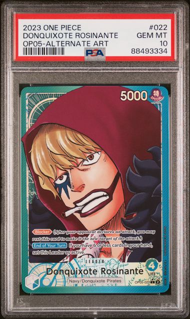 Donquixote Rosinante (022) - OP05 - Alternate Art Leader - Gem MT 10