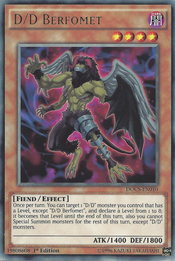 D/D Berfomet - DOCS-EN010 - Rare - 1st Edition available at 401 Games Canada