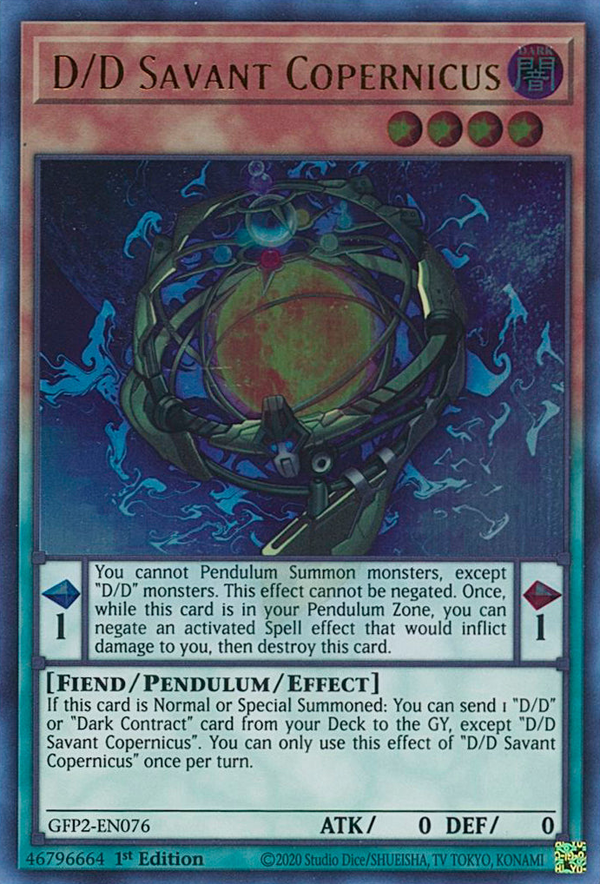 D/D Savant Copernicus - GFP2-EN076 - Ultra Rare - 1st Edition available at 401 Games Canada