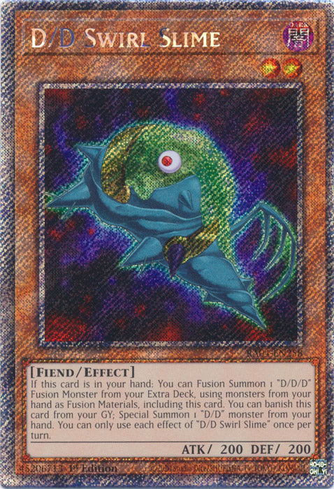 D/D Swirl Slime (Platinum Secret Rare) - RA04-EN258 - Platinum Secret Rare - 1st Edition