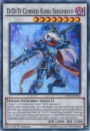 D/D/D Cursed King Siegfried - SDPD-EN042 - Super Rare - 1st Edition available at 401 Games Canada