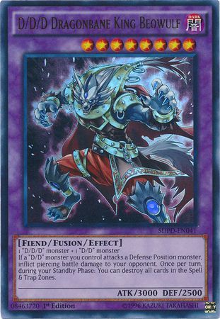 D/D/D Dragonbane King Beowulf - SDPD-EN041 - Ultra Rare - 1st Edition available at 401 Games Canada