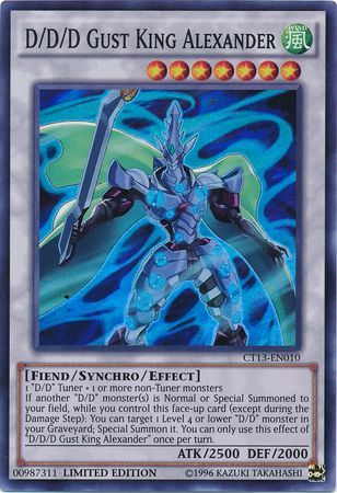 D/D/D Gust King Alexander - CT13-EN010 - Super Rare - Limited Edition available at 401 Games Canada