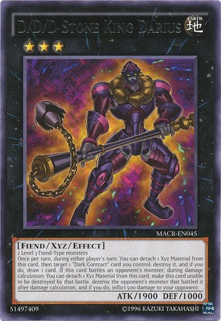 D/D/D Stone King Darius - MACR-EN045 - Rare - Unlimited available at 401 Games Canada