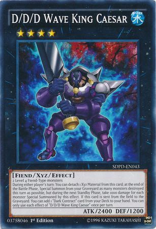 D/D/D Wave King Caesar - SDPD-EN043 - Common - 1st Edition available at 401 Games Canada