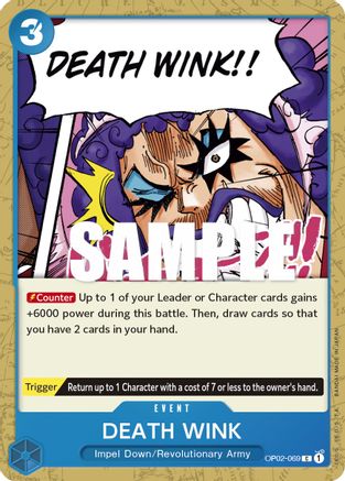 DEATH WINK - OP02-069 - Common available at 401 Games Canada