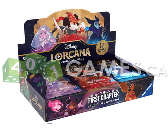 (IN-STORE) Disney Lorcana: The First Chapter - Booster Box available at 401 Games Canada