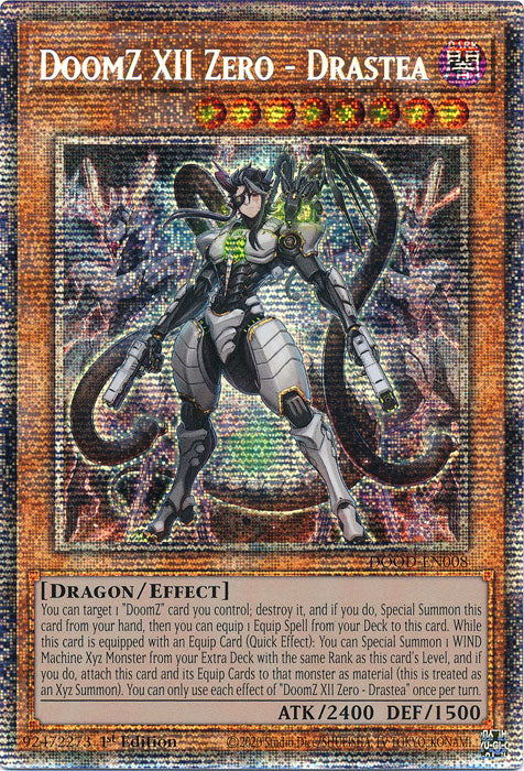 DoomZ XII Zero - Drastea - DOOD-EN008 - Starlight Rare - 1st Edition
