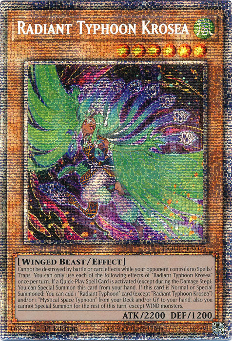 Radiant Typhoon Krosea - DOOD-EN015 - Starlight Rare - 1st Edition