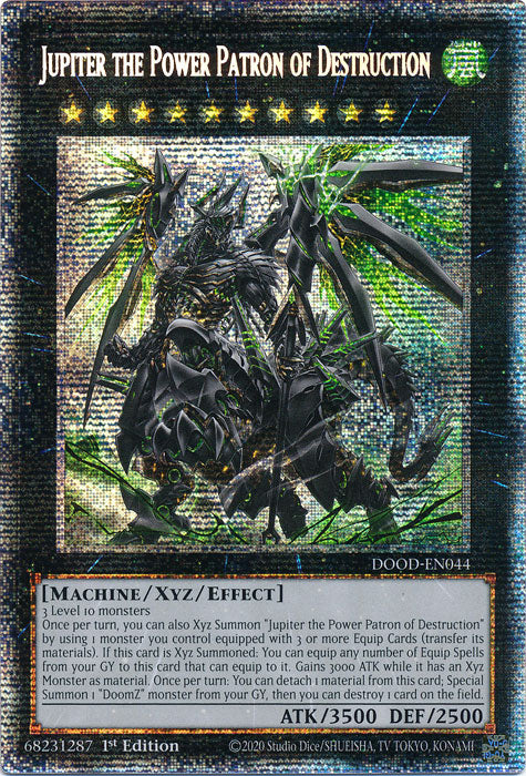 Jupiter the Power Patron of Destruction - DOOD-EN044 - Starlight Rare - 1st Edition