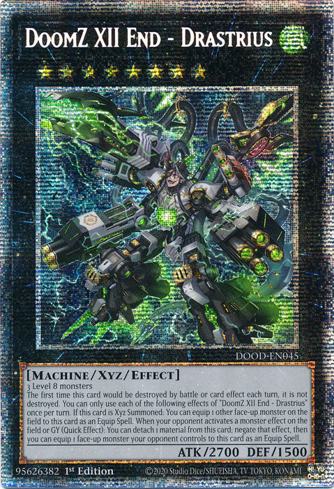 DoomZ XII End - Drastrius - DOOD-EN045 - Starlight Rare - 1st Edition
