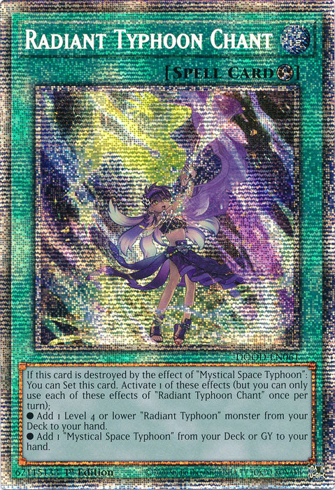 Radiant Typhoon Chant - DOOD-EN061 - Starlight Rare - 1st Edition
