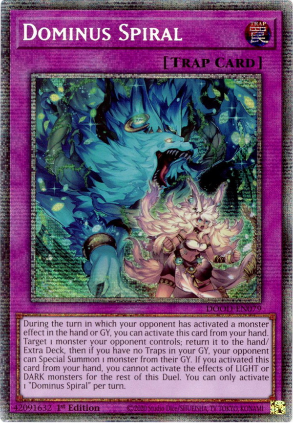 Dominus Spiral - DOOD-EN079 - Starlight Rare - 1st Edition