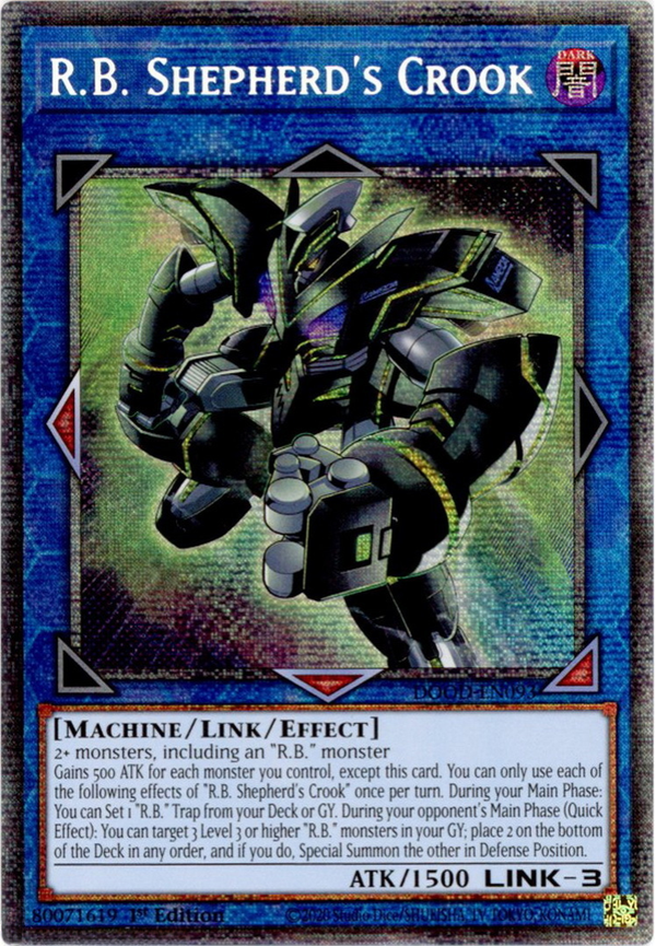 R.B. Shepherd's Crook - DOOD-EN093 - Starlight Rare - 1st Edition