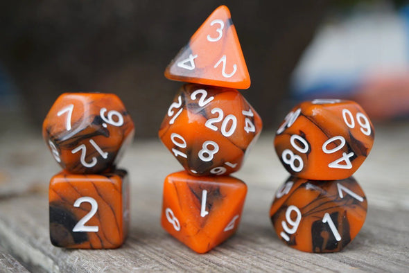 Adventure Dice - 7 Piece Set - All Hallows Eve