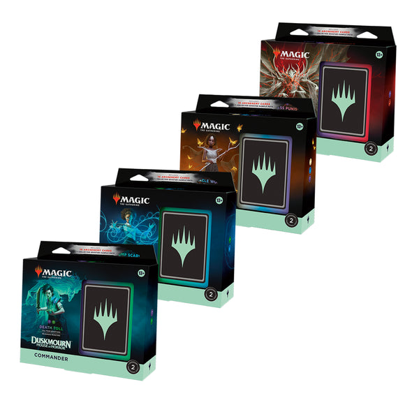 MTG - Duskmourn: House of Horror - Commander Decks - Set of 4