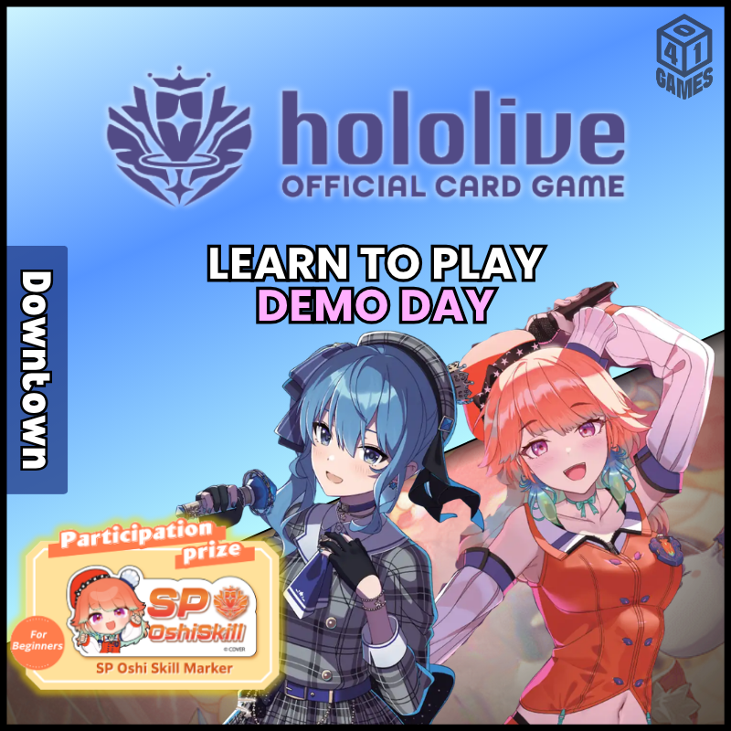 401 Games Canada - Downtown Events - Hololive OCG - Learn to Play Demo Day