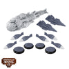 Dystopian Wars - Covenant of the Enlightened - Chione Battlefleet Set