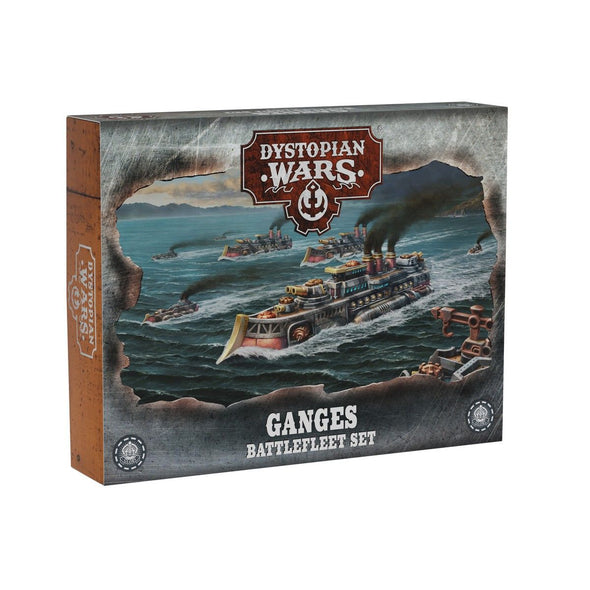 Dystopian Wars - British Crown - Ganges Battlefleet Set