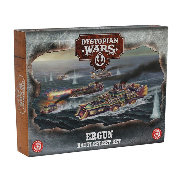 Dystopian Wars - Celestian Empire - Ergun Battlefleet Set