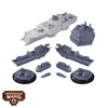 Dystopian Wars - Celestian Empire - Ergun Battlefleet Set