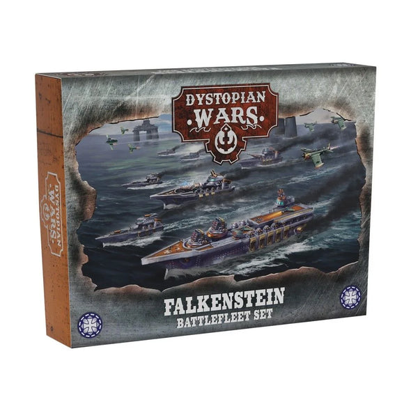 Dystopian Wars - Prussian Imperium - Falkenstein Battlefleet Set (Pre-Order) available at 401 Games Canada