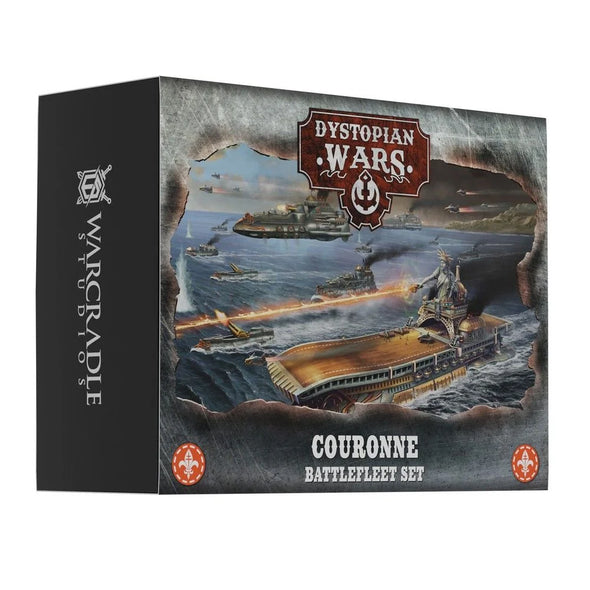 Dystopian Wars - Latin Alliance - Couronne Battlefleet Set (Pre-Order) available at 401 Games Canada