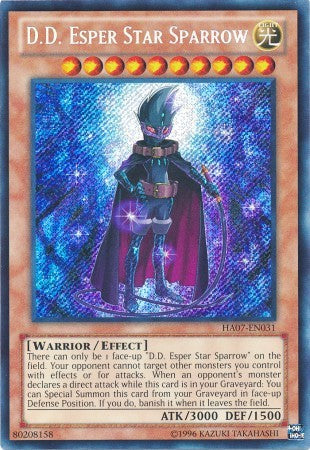 D.D. Esper Star Sparrow - HA07-EN031 - Secret Rare - Unlimited available at 401 Games Canada