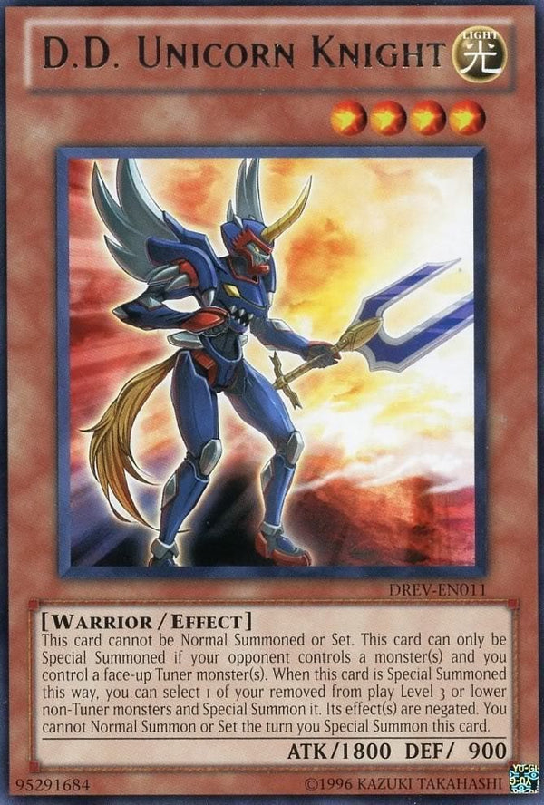 D.D. Unicorn Knight - DREV-EN011 - Rare - Unlimited available at 401 Games Canada