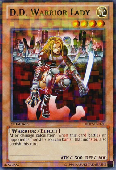 D.D. Warrior Lady - BP02-EN021 - Mosaic Rare - 1st Edition available at 401 Games Canada