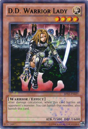 D.D. Warrior Lady - BP02-EN021 - Mosaic Rare - Unlimited available at 401 Games Canada
