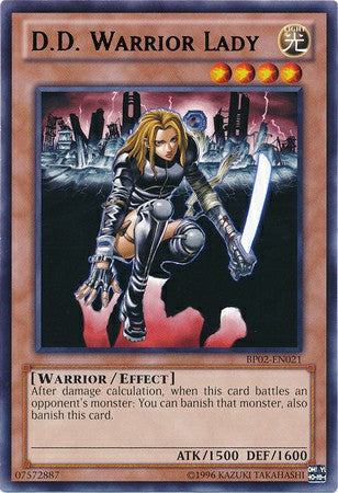 D.D. Warrior Lady - BP02-EN021 - Rare - Unlimited available at 401 Games Canada