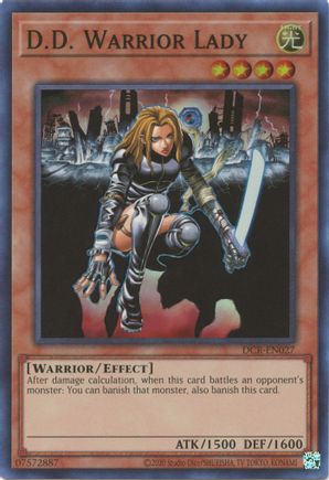 D.D. Warrior Lady - DCR-EN027 - Super Rare - Unlimited Worldwide available at 401 Games Canada