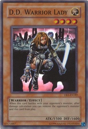 D.D. Warrior Lady - DR1-EN189 - Super Rare available at 401 Games Canada