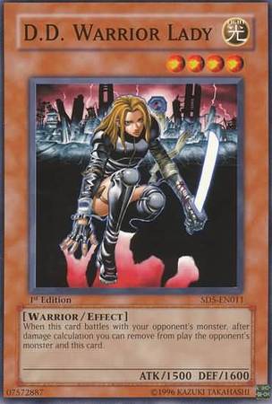 D.D. Warrior Lady - SD5-EN011 - Common - 1st Edition available at 401 Games Canada