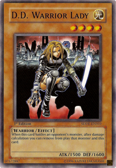 D.D. Warrior Lady - SDDE-EN010 - Common - 1st Edition available at 401 Games Canada