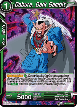 Dabura, Dark Gambit - BT11-086 - Rare (FOIL) (Reprint) available at 401 Games Canada