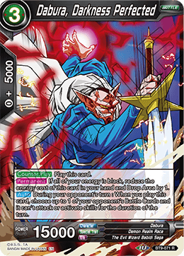 Dabura, Darkness Perfected - BT9-071 - Rare available at 401 Games Canada