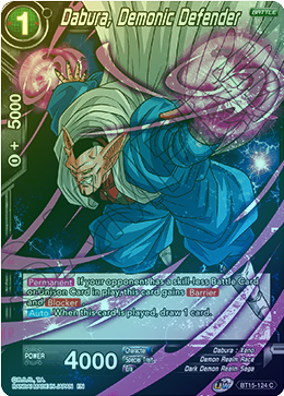 Dabura, Demonic Defender - BT15-124 - Common (FOIL) available at 401 Games Canada