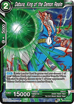 Dabura, King of the Demon Realm - BT11-073 - Common available at 401 Games Canada