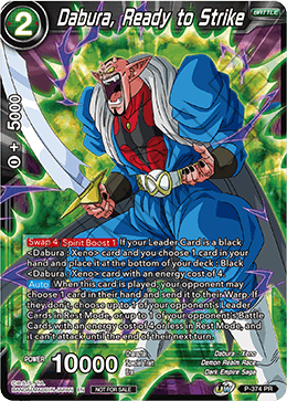 Dabura, Ready to Strike - P-374 - Promo available at 401 Games Canada