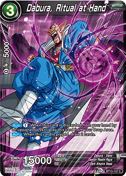 Dabura, Ritual at Hand - BT13-137 - Common (FOIL) available at 401 Games Canada