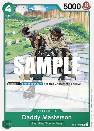 Daddy Masterson - OP04-027 - Common available at 401 Games Canada