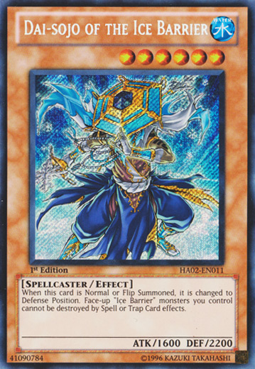 Dai-sojo of the Ice Barrier - HA02-EN011 - Secret Rare - 1st Edition available at 401 Games Canada